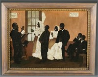 Emil Palmer, Black Wedding at Blackville, SC. O/C.