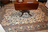 Persian pure wool hand woven Kashan rug,