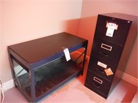 4-Drawer Legal File Cabinet & Table
