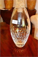 Large Royal Doulton crystal vase, 27cm T, comes