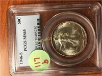 CHOICE OF 3 LOTS - MS 65 Walkers PCGS & NGC 1946