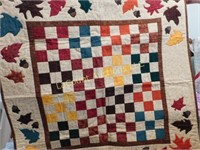 hand pieced table square, 36 x 36