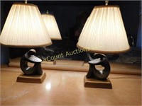pr.  vintage dresser lamps