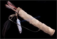 Northern Plains Indian Parfleche Arrow Quiver