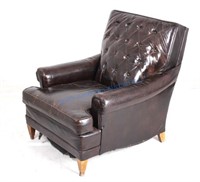 French Chesterfield Tufted Club Chair Circa 1920s