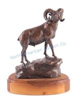 In Season Bighorn Ram Bronze by Bob Scriver