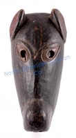 RARE 19th Century Haida Carved Wooden Wolf Mask