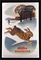 Original 1955 Western-Winchester Rabbit Poster