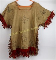 CIRCA 1920 FEMALE NATIVE INDIAN DRESS OUTFIT