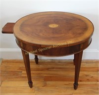 GEORGIAN STYLE INLAID MAHOGANY OCCASIONAL TABLE