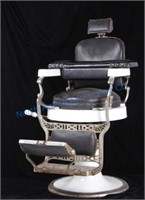 Koken Barber Chair Round Seat c. 1930 RARE