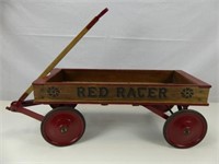 THE CANADIAN BUFFALO SLED CO. RED RACER WAGON