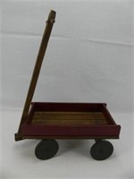 UNMARKED 17" WOODEN WAGON