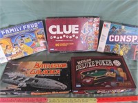 5pc Vintage Boxed Board Games