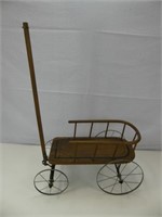 GENDRON ANTIQUE OPEN WOODEN WAGON