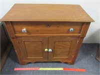 Antique Oak 2 Door Cabinet