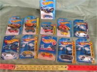 11pc Mattel HotWheels Die Cast