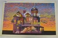 House with Face Painting by Roger Smith