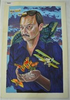 Man with Butterflies Painting by Roger Smith