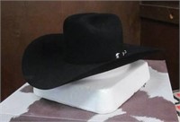 Resistol Mens 07 Black Felt Hat, Size 7 L