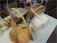 Lot of Wicker Baskets