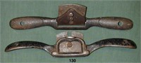 Two Stanley iron spokeshaves