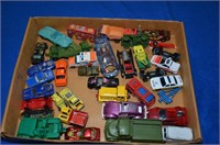 ASSORTMENT OF VINTAGE MATCHBOX AND OTHER TOY CARS