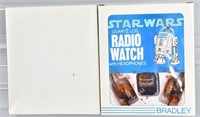 STAR WARS RADIO WATCH w/ HEADPHONES MIB