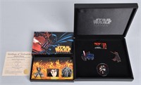 2- WALT DISNEY STAR WARS WEEKEND PIN SETS MIB