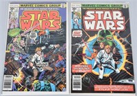 MARVEL STAR WARS #1 & #2 COMIC BOOKS