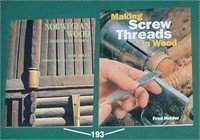 Pair of woodworking books