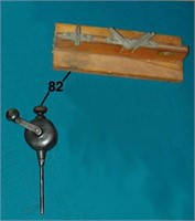 Lot: miter box & valve lapping tool