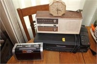 4 PCS. HOME ELECTRONICS EMERSON VCR, TIMEX