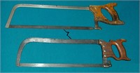 Pair of 18-inch meat saws