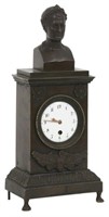 Bronze Napoleon Desk Clock