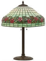 16 in. Unique Leaded Glass Table Lamp