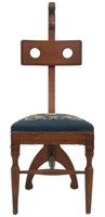 Carved Oak Cellist Chair