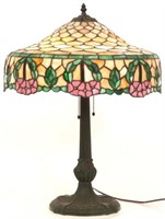 Chicago Mosaic Leaded Glass Lamp