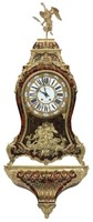Lg. Bronze Mounted Boulle Inlaid Bracket Clock