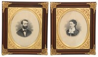 Pr. Exceptional Walnut Victorian Frames