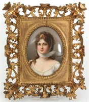 KPM Porcelain Portrait Plaque - Queen Louisa
