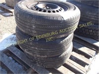 (3) MOUNTED 205-70R-15 TIRES