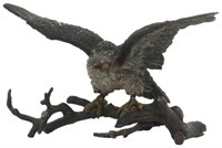 Austrian Cold Painted Bronze Eagle