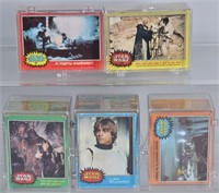 1977 TOPPS STAR WARS TRADING CARDS FULL SET 1-5