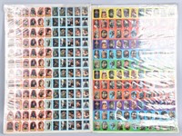 5- EMPIRE STRIKES BACK STICKER CARDS UNCUT SHEETS