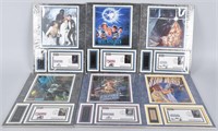 6- 1995 STAR WARS 1st DAY ISSUE STAMPS DISPLAYS