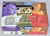 1999 STAR WARS REFLECTIONS WAX BOX FULL OF CARDS
