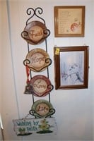 4 INSPIRATIONAL WALL DÉCOR PLAQUES, SIGNS, ETC.