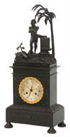 Bronze Silk Thread Napoleon Mantle Clock
