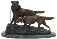 C. Masson Lg. Bronze Figural Grouping of Dogs
